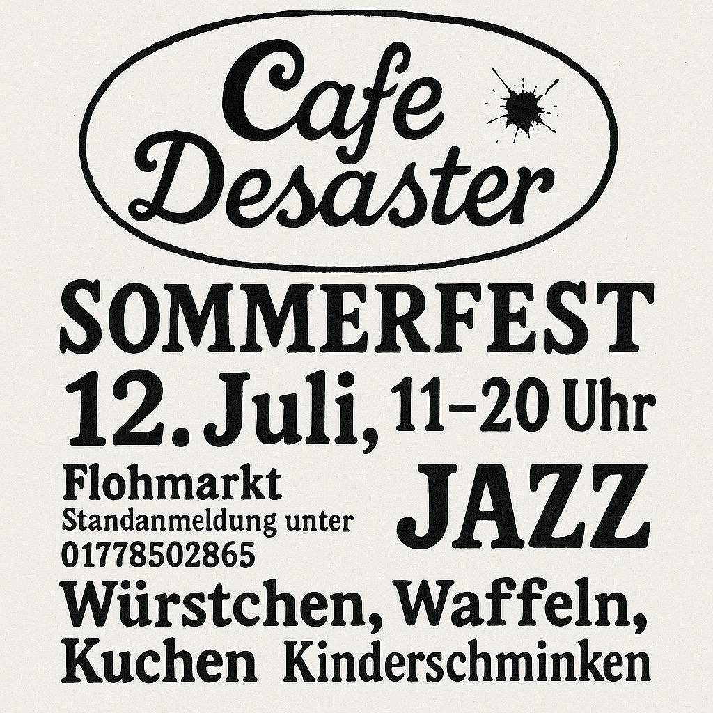 Sommerfest_Cafe_Desaster